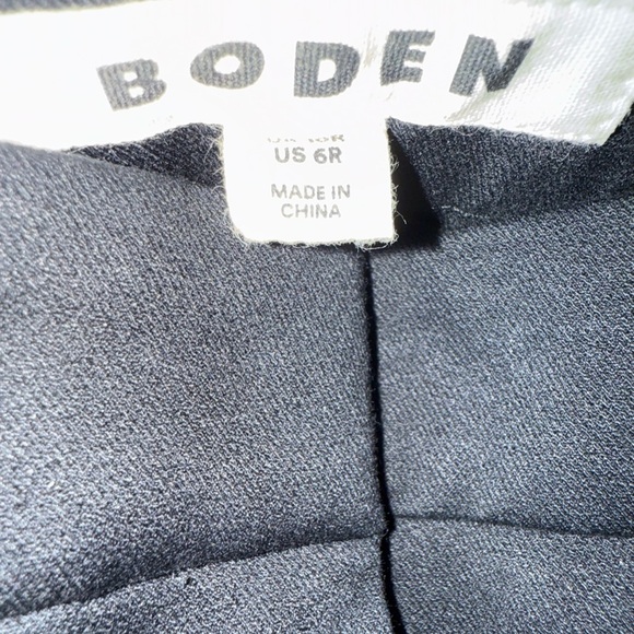 Boden Hampshire Flared Trousers in Black Size 6 Regular - Picture 5 of 5